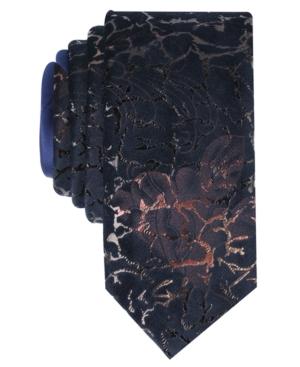 Tallia Men's Andrew Floral Velvet Slim Tie