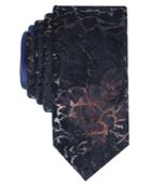 Tallia Men's Andrew Floral Velvet Slim Tie
