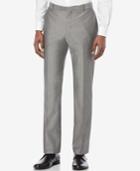 Perry Ellis Men's Slim-fit Chambray Flat-front Pants