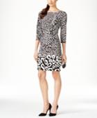 Style & Co. Animal-print Sheath Dress, Only At Macy's