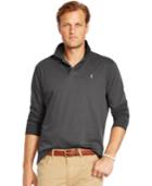 Polo Ralph Lauren Big And Tall Long-sleeved Pima Soft-touch Polo Shirt
