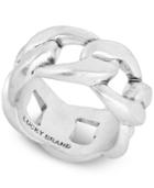 Lucky Brand Silver-tone Chain Link Ring