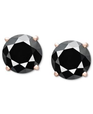 Diamond Stud Earrings (3 Ct. T.w.) In 14k Rose Gold