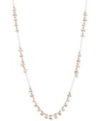 Anne Klein Gold-tone & Imitation Pearl Long Shaky Necklace