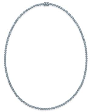 Certified Diamond Tennis Necklace (4 Ct. T.w.) In 14k White Gold