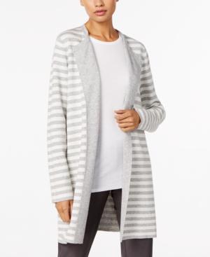 Eileen Fisher Organic Cotton-cashmere Blend Reversible Cardigan, Regular & Petite