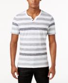 Inc International Concepts Men's Heathered Striped T-shirt, Only At Macy's