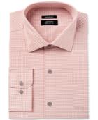 Alfani Black Men's Fitted Performance Fine Gingham Dress Shirt, Only At Macy's