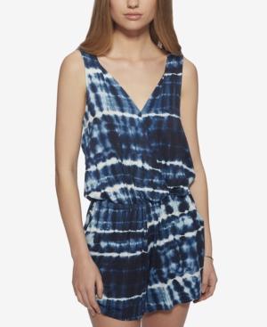 Jessica Simpson Draped-back Surplice Romper