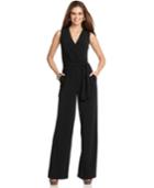 Ny Collection Sleeveless Wide-leg Jumpsuit