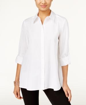 Style & Co. Petite High-low Shirt, Only At Macy's