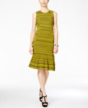 Rachel Rachel Roy Textured Knit Dropwaist Midi Dress