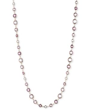 Anne Klein Gold-tone Long Beaded Necklace