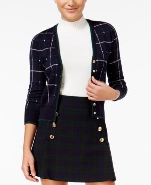 Xoxo Juniors' Plaid Cardigan