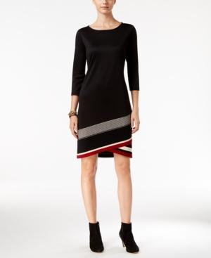 Inc International Concepts Asymmetrical Knit Dress, Only At Macy's