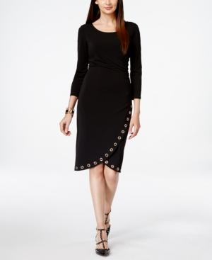 Inc International Concepts Grommet-trim Dress, Only At Macy's