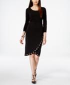 Inc International Concepts Grommet-trim Dress, Only At Macy's