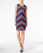 Tommy Hilfiger Chevron-stripe Sheath Dress
