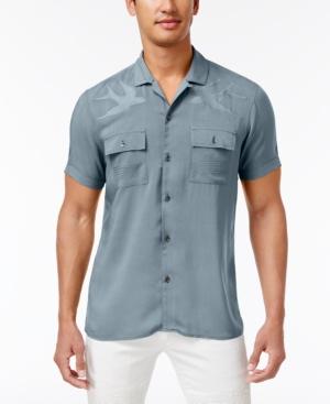 Inc International Concepts Men's Embroidered Bird Shirt, Created For Macy's