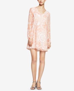 Bcbgeneration Tie-back Printed Trapeze Dress