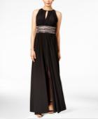 R & M Richards Petite Embellished Gown