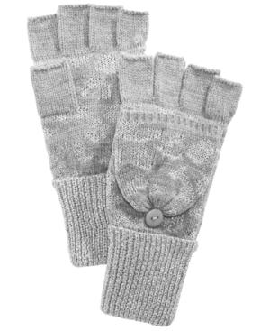 Inc International Concepts Metallic Animal-print Pop Top Gloves, Created For Macy's