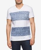 Calvin Klein Jeans Men's Reverse Print Colorblocked Cotton T-shirt