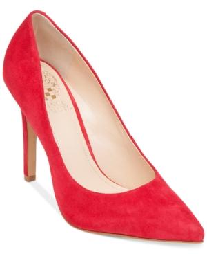 Vince Camuto Kain Pointed Toe Mid Heel Pumps Women's Shoes