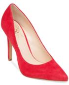 Vince Camuto Kain Pointed Toe Mid Heel Pumps Women's Shoes