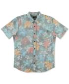 O'neill Men's Blissful Floral-print Cotton Shirt