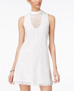 Trixxi Juniors' Lace A-line Dress