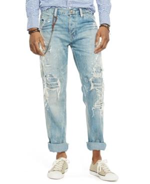 Denim & Supply Ralph Lauren Straight-fit Distressed Jeans
