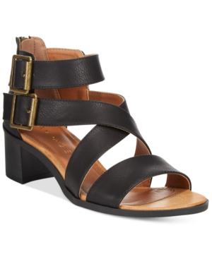 Rampage Havarti Block-heel City Sandals Women's Shoes