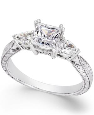 Certified Diamond Engagement Ring (1-1/3 Ct. T.w.) In 18k White Gold