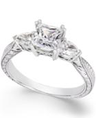 Certified Diamond Engagement Ring (1-1/3 Ct. T.w.) In 18k White Gold