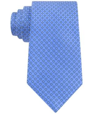 Club Room Men's Geo-pattern Classic Tie, Only At Macy's