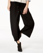 Eileen Fisher Wool Wide-leg Cropped Pants, Regular & Petite