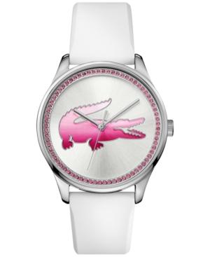 Lacoste Women's Victoria New White Rubber Strap Watch 38mm 2000970