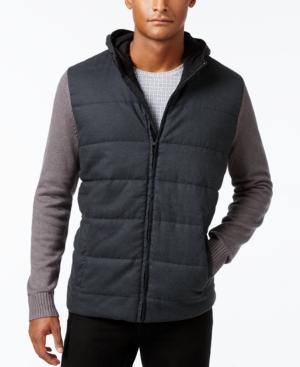 Alfani Men's Multi-textured Hooded Jacket, Created For Macy's