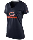 Nike Women's Short-sleeve Chicago Bears V-neck T-shirt
