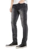 Kenneth Cole New York Black Wash Slim-fit Jeans