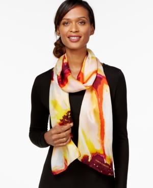 Vince Camuto Bloom Burst Silk Oblong Scarf