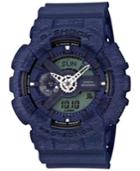 G-shock Men's Chronograph Analog-digital Blue Bracelet Watch 55x51mm Ga110ht-2a