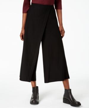Eileen Fisher Asymmetrical Cropped Wide-leg Pants, Regular & Petite