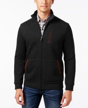 Tasso Elba Men's Zip Front Sweater Jacket, Only At Macy's