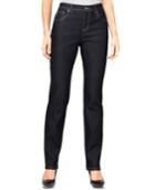 Style & Co Petite Tummy-control Straight-leg Jeans, Created For Macy's