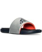 Adidas Men's Voloossage Slide Sandals From Finish Line