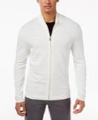 Alfani Men's Quilted-front Zip Cardigan, Only At Macy's