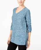 Style & Co. Petite Space-dyed Sweater, Only At Macy's