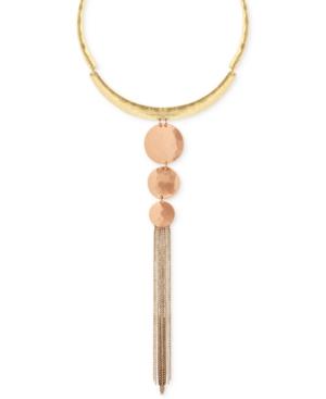 Lucky Brand Two-tone Fringe Choker Necklace